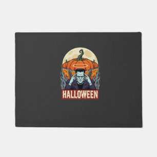 Halloween Labrador Retriever Witch Dog Vintage Vec Doormat