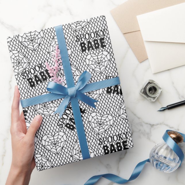 Halloween Lace Pattern  Wrapping Paper (Gifting)