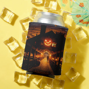 Halloween Landscape Five Can Cooler