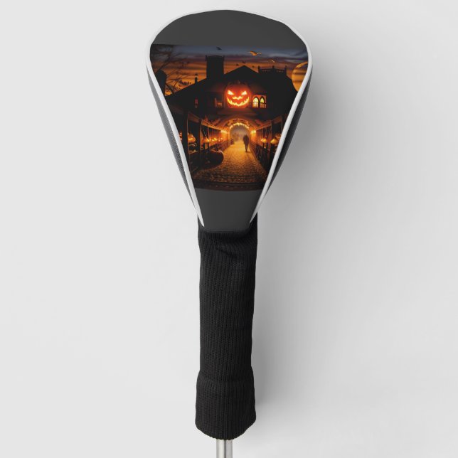 Halloween Landscape Five Golf Head Cover (Front)
