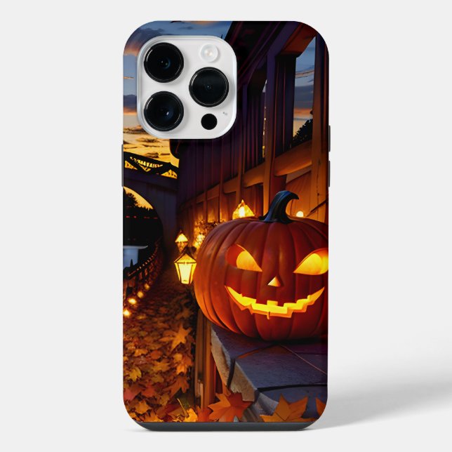 Halloween Landscape Four iPhone Case (Back)