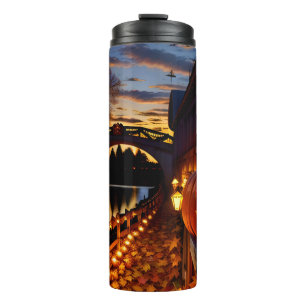Halloween Landscape Four Thermal Tumbler