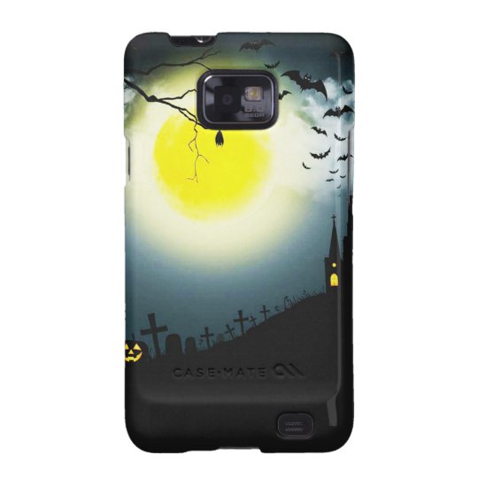 Halloween landscape galaxy s2 case