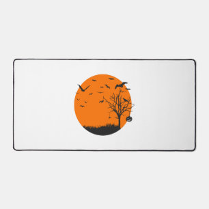 Halloween Landscape Halloween Design Desk Mat