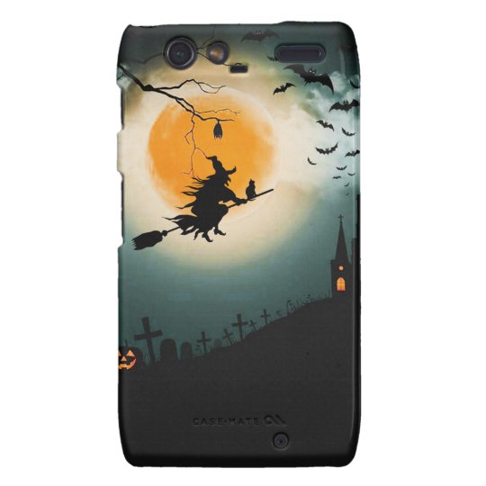 Halloween landscape motorola droid RAZR cover