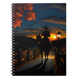 Halloween Landscape Seven Notebook
