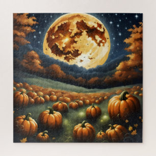 Halloween Landscape T-Shirt Jigsaw Puzzle