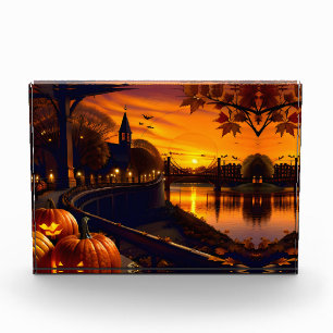 Halloween Landscape Two Photo Block