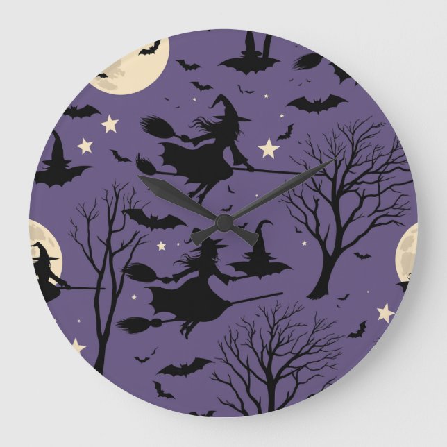 Halloween Large Clock (Front)