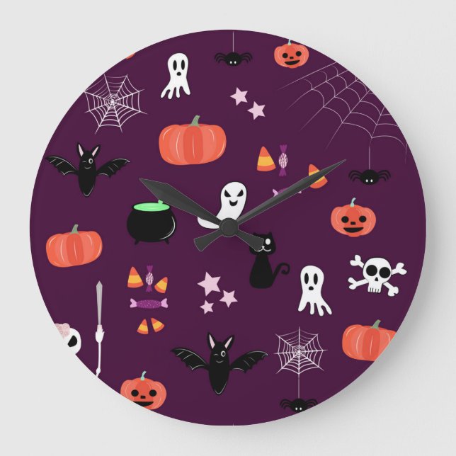 Halloween Large Clock (Front)