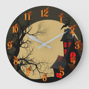 Halloween large clock