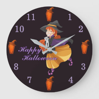 Halloween large clock