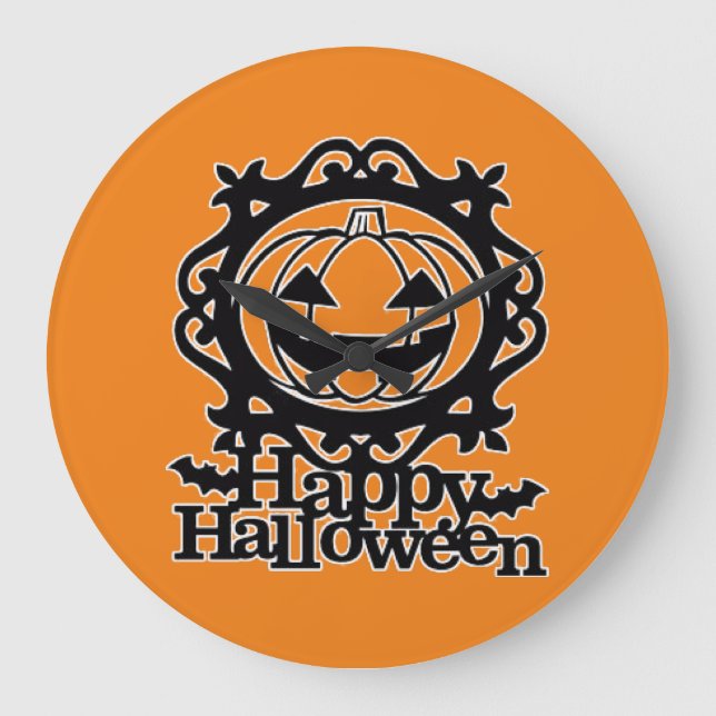 Halloween  large clock (Front)
