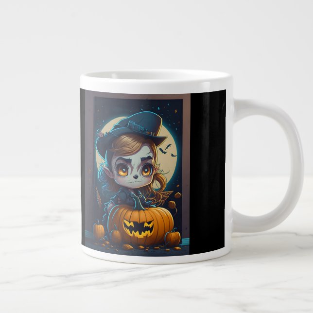 Halloween Large Coffee Mug (Right)