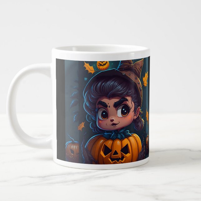 Halloween Large Coffee Mug (Left)