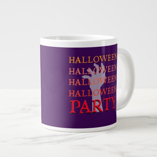 halloween  large coffee mug (Front Right)