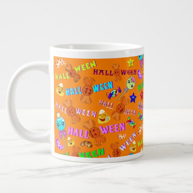 Halloween Large Coffee Mug (Left)