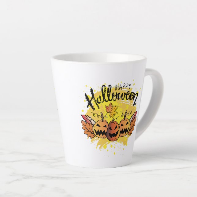 Halloween Latte Mug (Right Angle)