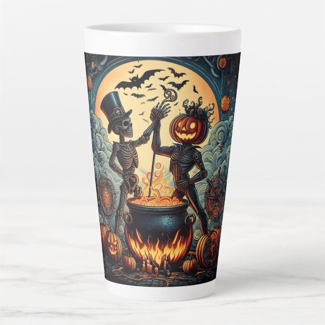 Halloween Latte Mug (Front)