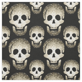 Halloween Laughing Skulls Cheeky Witch® Pagan Fabric