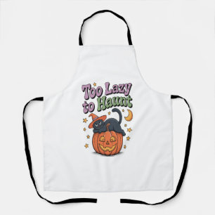 Halloween Lazy Ghost Apron