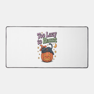 Halloween Lazy Ghost Desk Mat