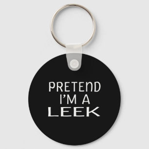Halloween Leek Costume Men Women Leek Key Ring