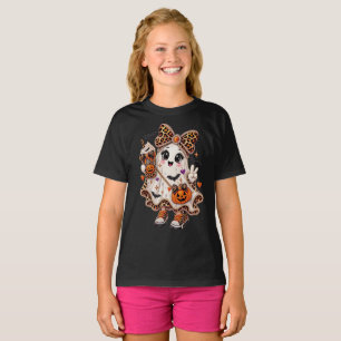 Halloween Leopard Print T-Shirt
