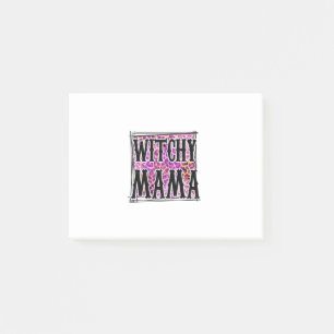 Halloween Leopard Witchy Mama Birthday Post-it Notes