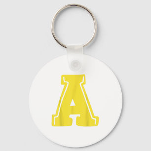 Halloween Letter A Alphabet Matching Costume Men W Key Ring
