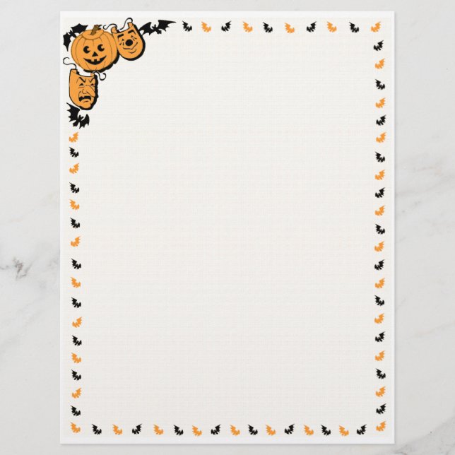 Halloween Letterhead (Front)