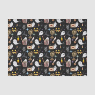 Halloween Library Tissue Paper