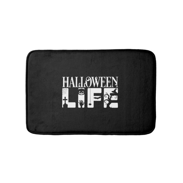 Halloween Life Bath Mat (Front)