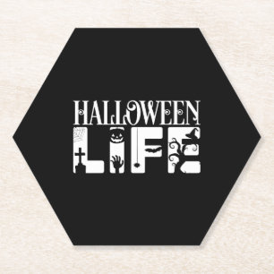 Halloween Life Paper Coaster