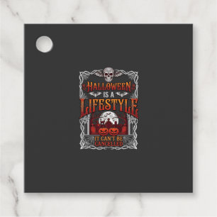 Halloween Lifestyle Bat Skull Graveyard Pumpkins F Favour Tags