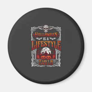 Halloween Lifestyle Bat Skull Graveyard Pumpkins F Magnet