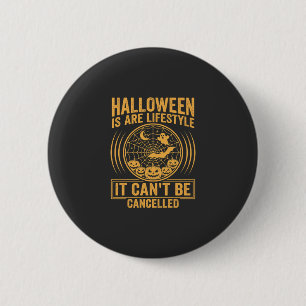 Halloween Lifestyle Bat Spider Web Design_1 6 Cm Round Badge