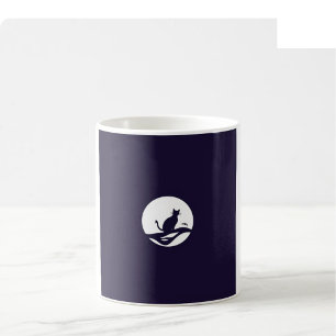 Halloween Line Art Mug - Purple & Black