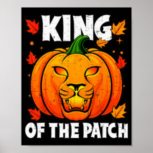 Halloween Lion Pumpkin King Of The Patch Costume M Poster