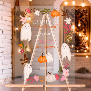 Halloween little boo Ghosts welcome baby shower Acrylic Sign