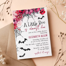Halloween Little Boo Is Almost Due Baby Shower