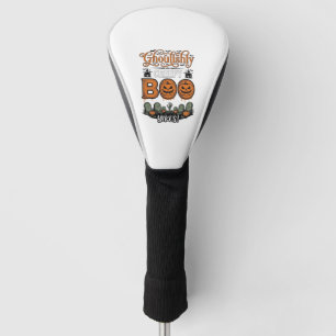 Halloween Little Boo Yah Cute Spooky Vector Design Golf Head Cover