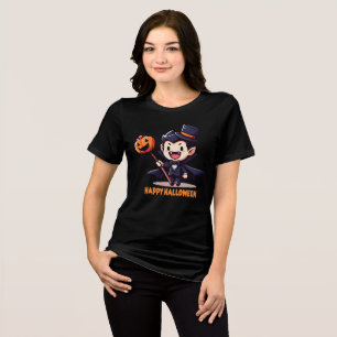 Halloween - Little child vampire Tri-Blend Shirt