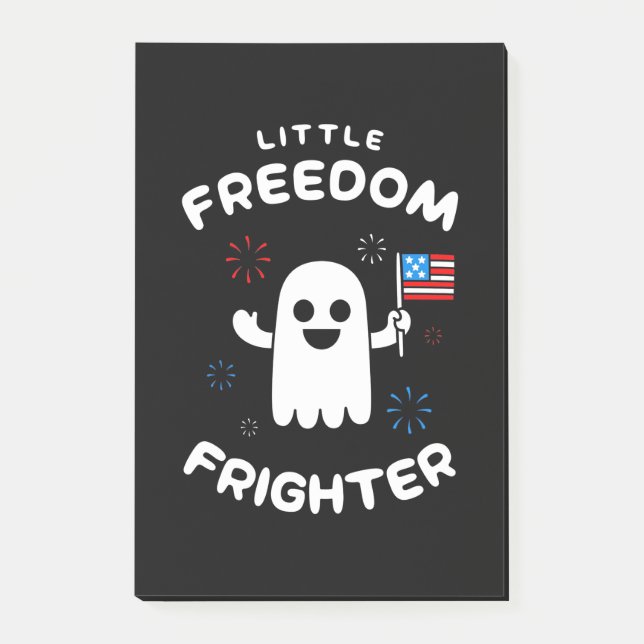 Halloween Little Freedom Frighter Post-it Notes (Front)