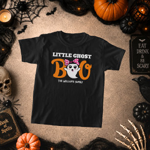 Halloween Little Ghost Boo Boy Family Matching T-Shirt