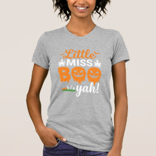 Halloween Little Miss Boo Yah Pumpkin Design_1 T-Shirt