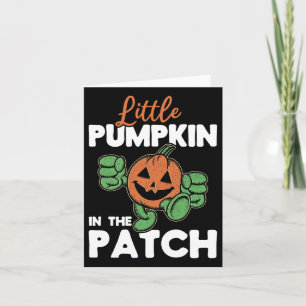 Halloween Little Pumpkin In The Patch I Halloween Card