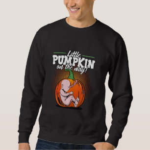Halloween Little Pumpkin On The Way Pregnancy Anno Sweatshirt