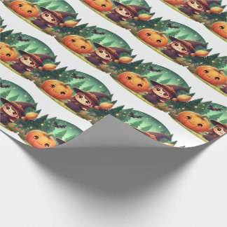 Halloween Little Witch Wrapping Paper