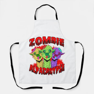 Halloween Llama Alpaca Funny Lama Glama Cool Gift Apron